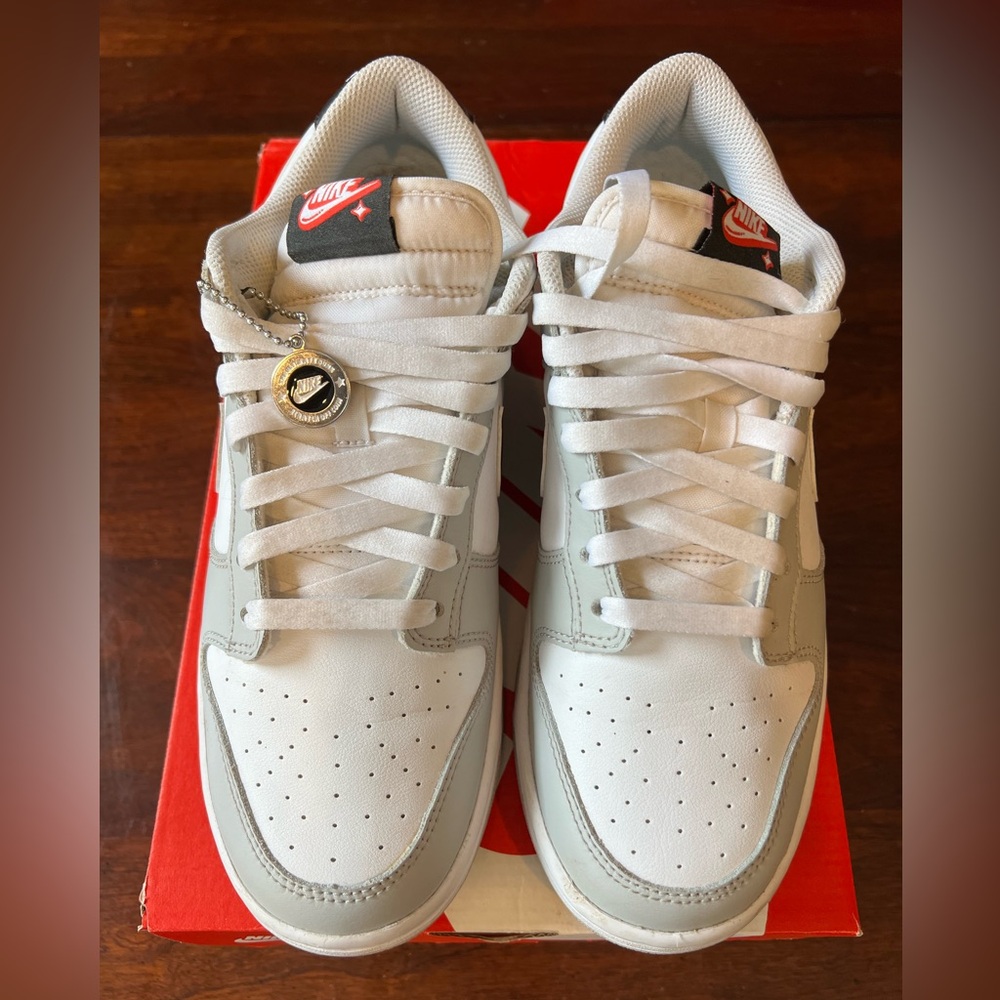 Nike Low Dunk Lottery in Gray Fog original box - Picture 3 of 16